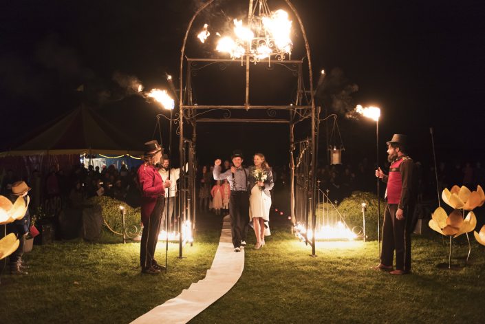 trouwfestival circus camping