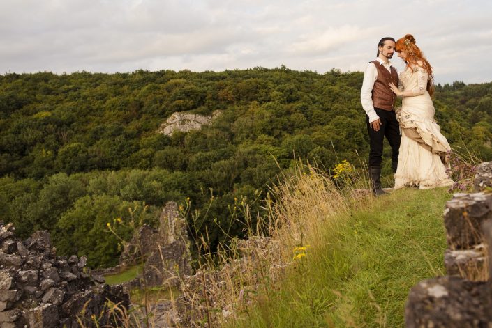 fantasy fairytale wedding ardennen ruine middeleeuws