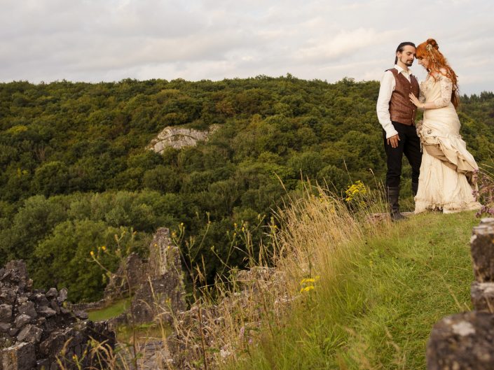 fantasy fairytale wedding ardennen ruine middeleeuws