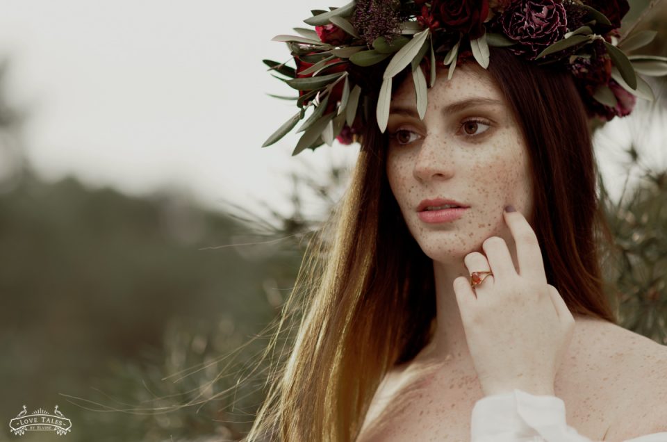 trouwfotograaf bruidsfoto bridal bloemenkroon flower crown