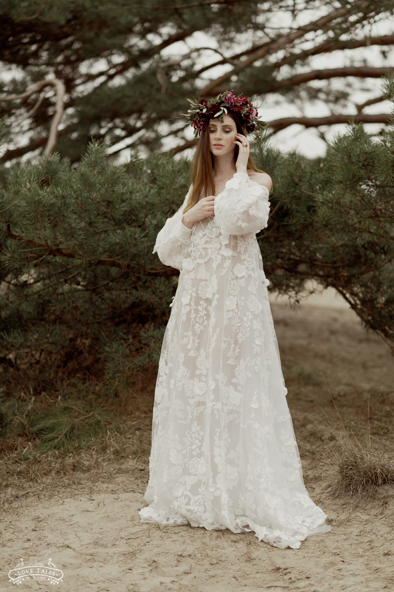 trouwfotograaf bruidsfoto bridal bloemenkroon flower crown