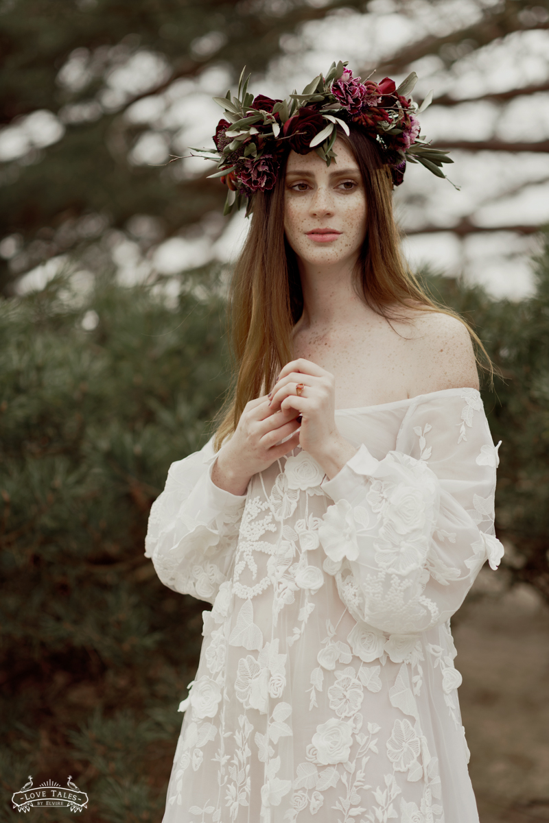 trouwfotograaf bruidsfoto bridal bloemenkroon flower crown