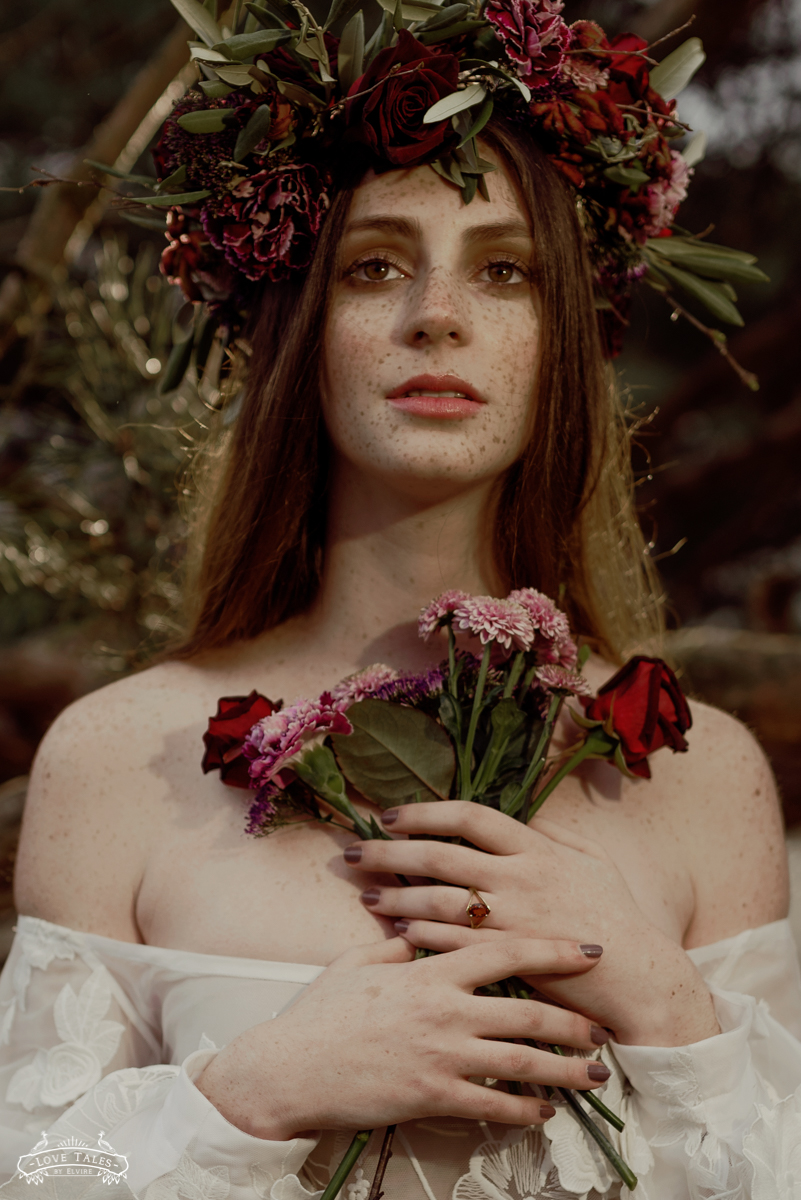 trouwfotograaf bruidsfoto bridal bloemenkroon flower crown