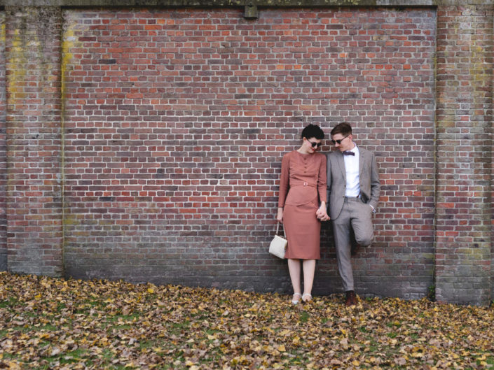 vintage love shoot Brugge verlovingsshoot