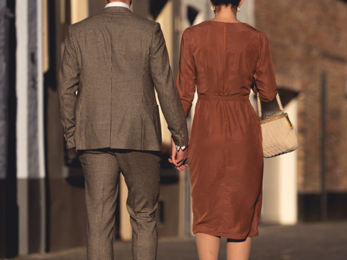 vintage love shoot Brugge verlovingsshoot
