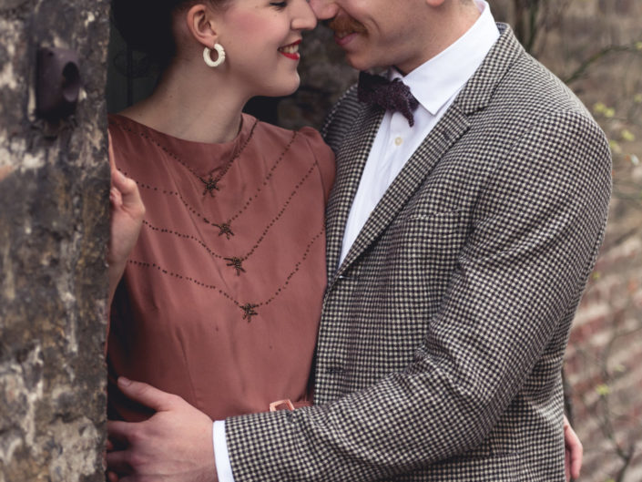 vintage love shoot Brugge verlovingsshoot