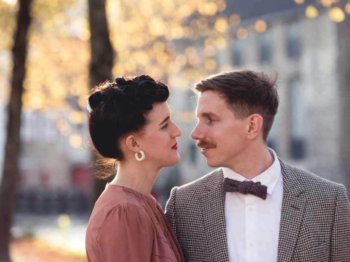 vintage love shoot Brugge verlovingsshoot