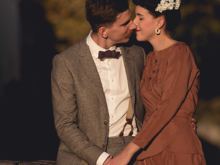 vintage love shoot Brugge verlovingsshoot