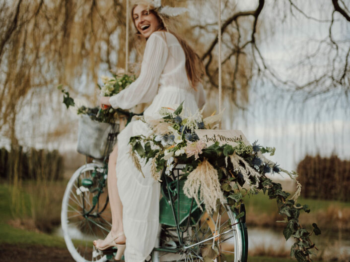 boho bride trouwfotograaf trouwinspiratie